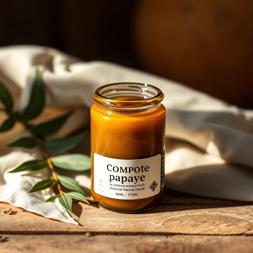 Compote de papaye (90 ML / 370ML) - 2