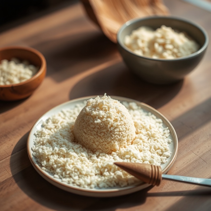 Petit cailloux (riz) : Farine de riz en de petit cailloux