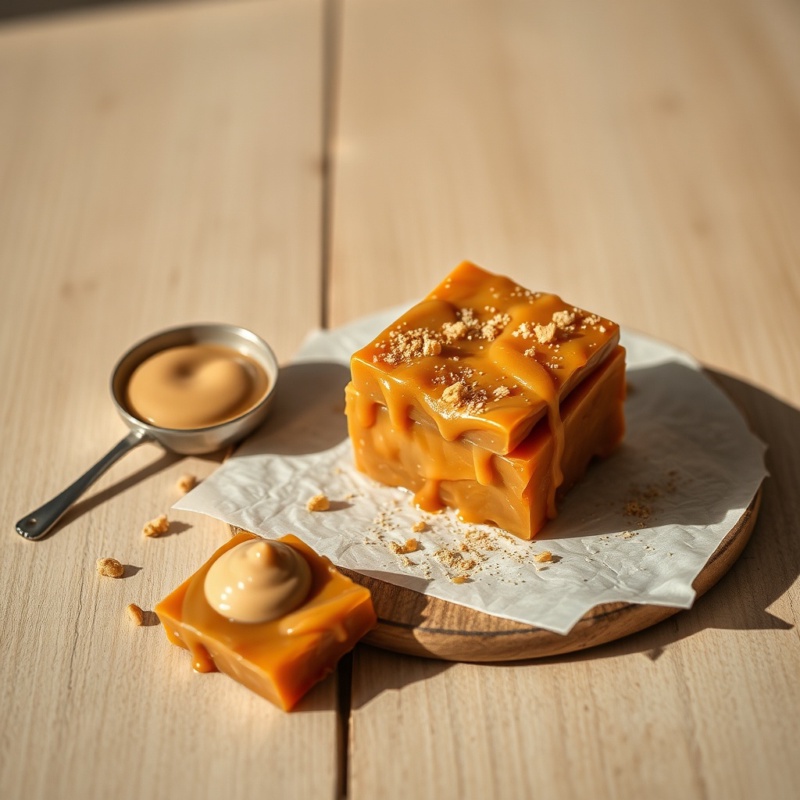 Toffee au lait : Lait de vache en toffee