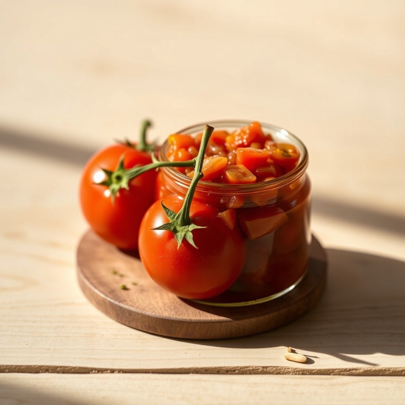Tomate moulu conservée