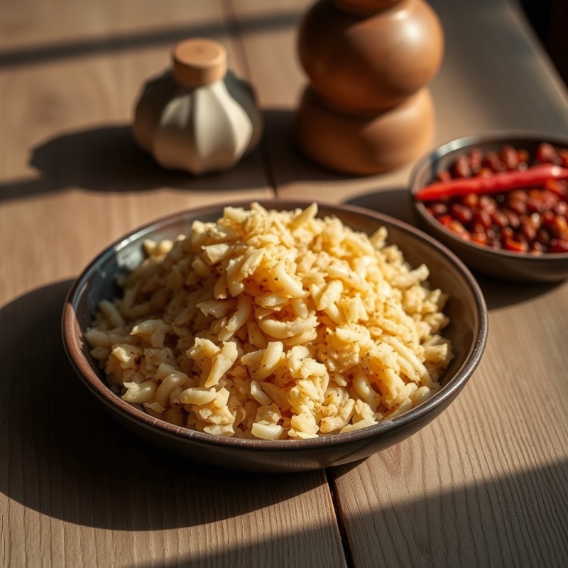Fonio sale en fonio propre prêt pour la cuisine