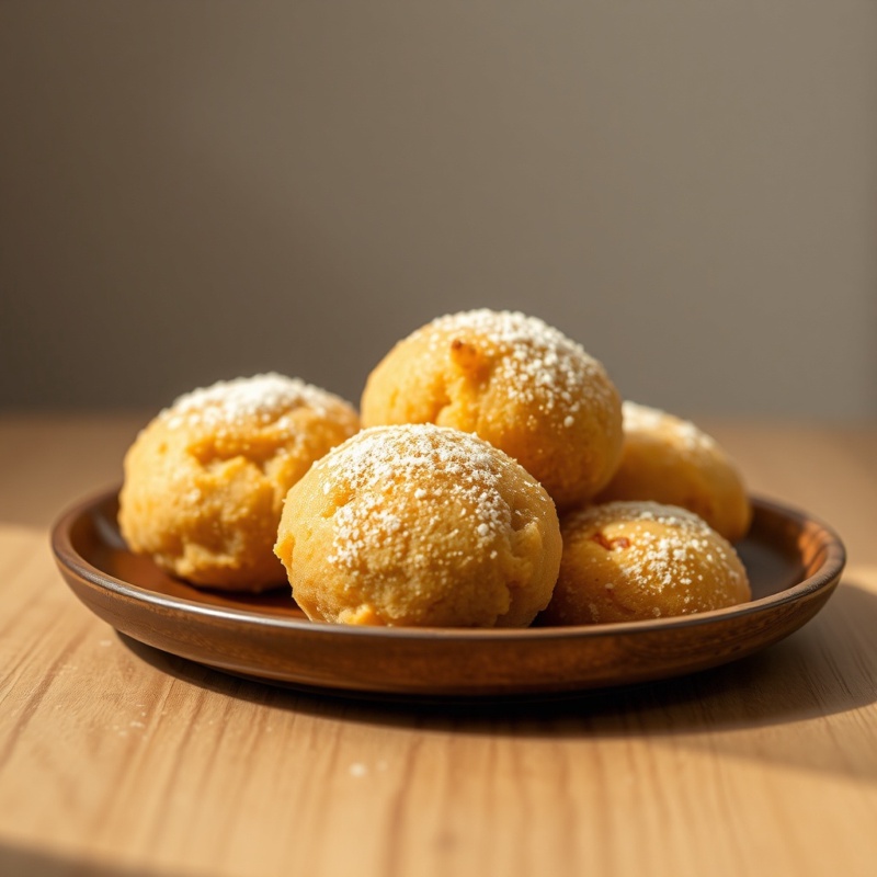 Farine de blé en beignet